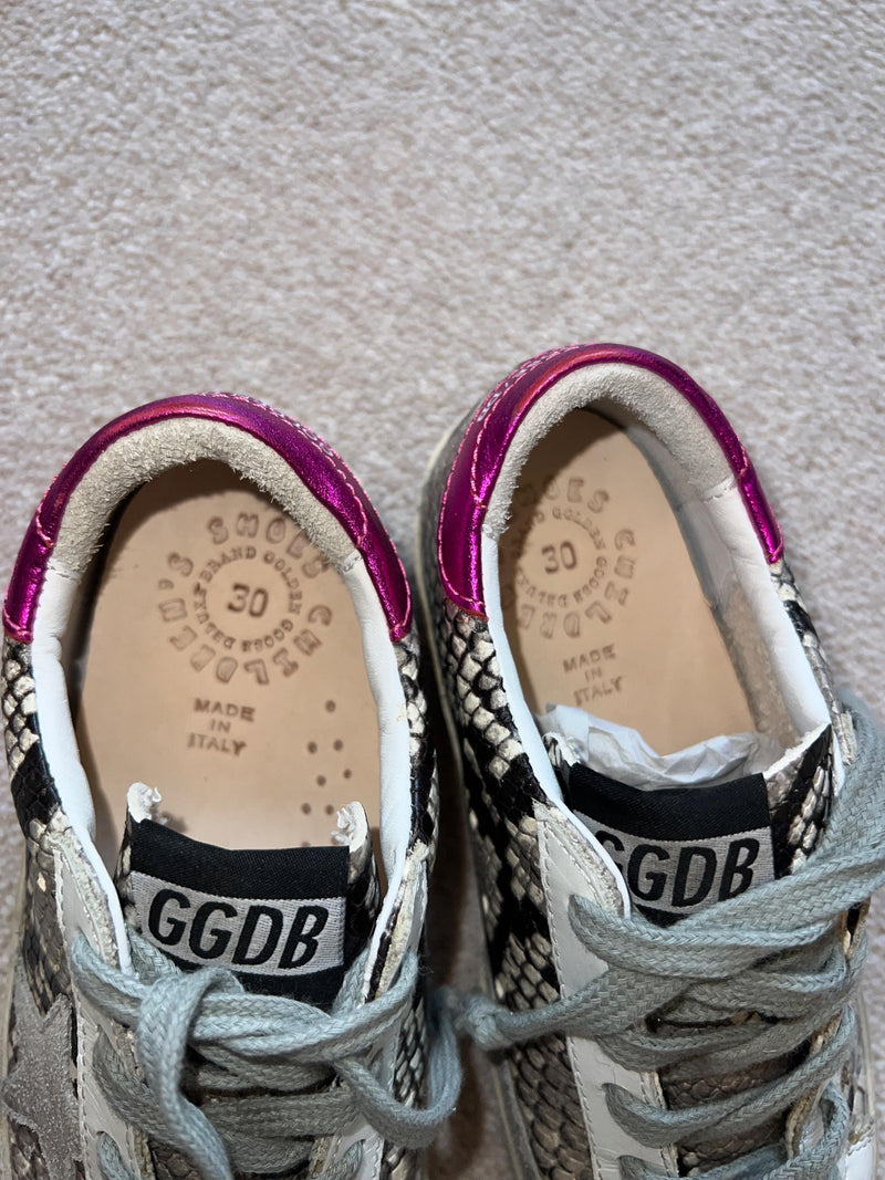 Python Printed Superstar Sneakers
