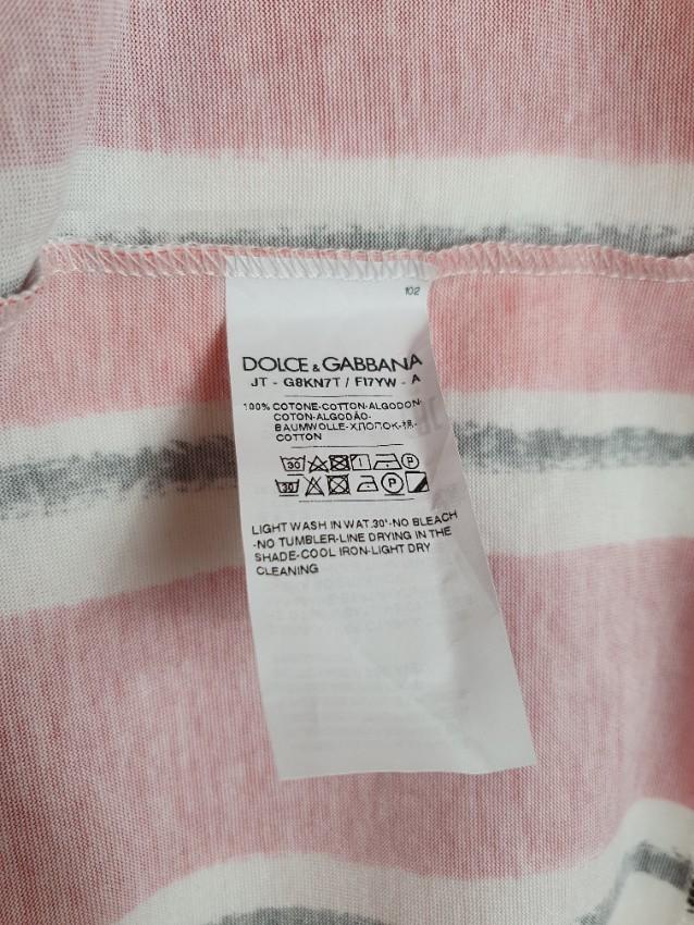 Dolce & Gabbana Red Paintbrush Print T-Shirt