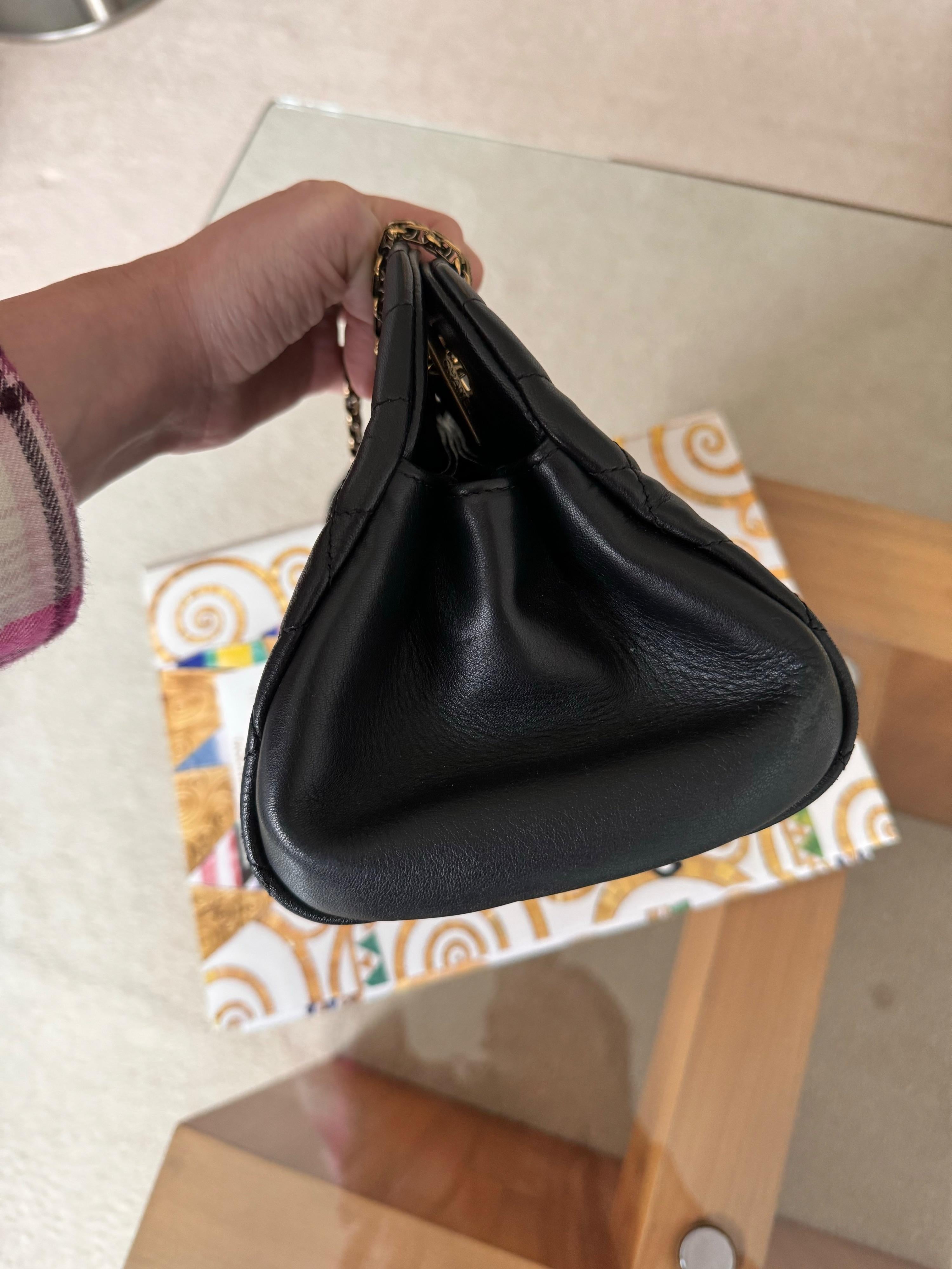 Chanel Black Mademoiselle Bowling Bag