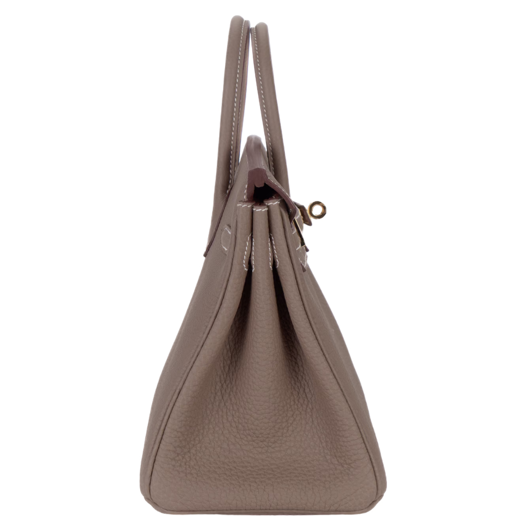 Hermès Birkin 25cm Togo Etoupe Gold Hardware