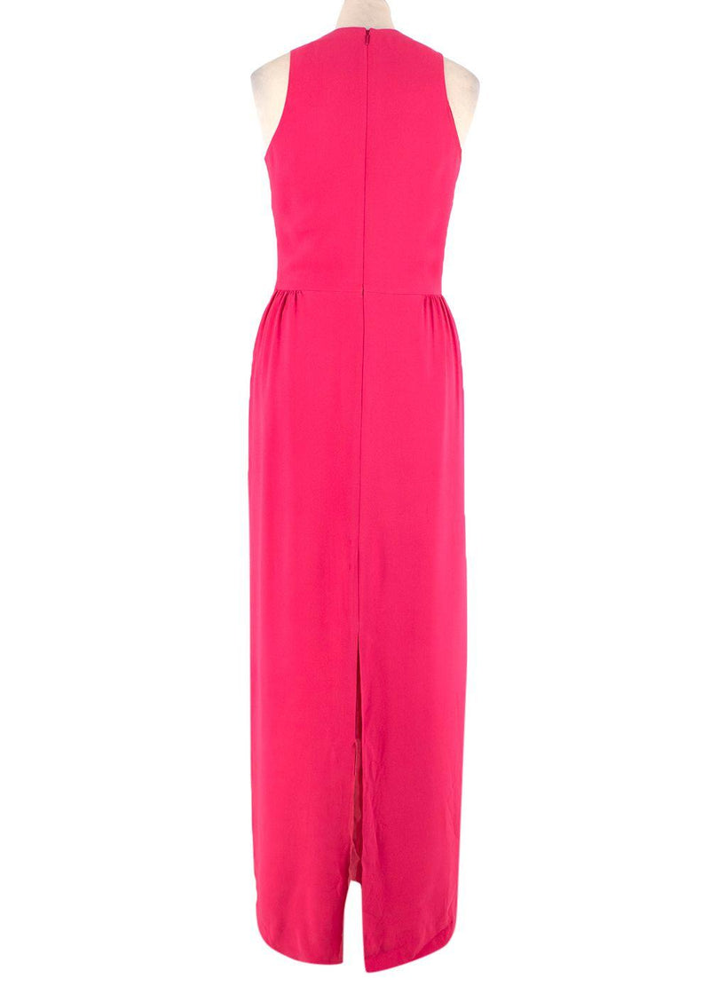 Dior Pink Silk Sleeveless Gown