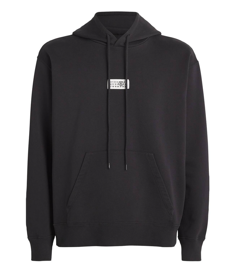 MM6 Maison Margiela Cotton Numeric Tab Hoodie