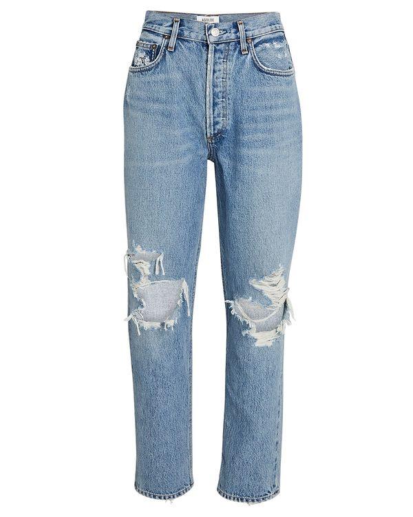 Agolde Distressed Fen Jeans