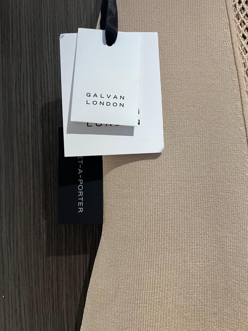 Galvan Beige Arato Knit Dress