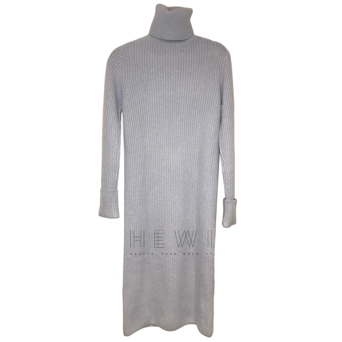 Loro Piana Baby Cashmere Knit Roll Neck Dress
