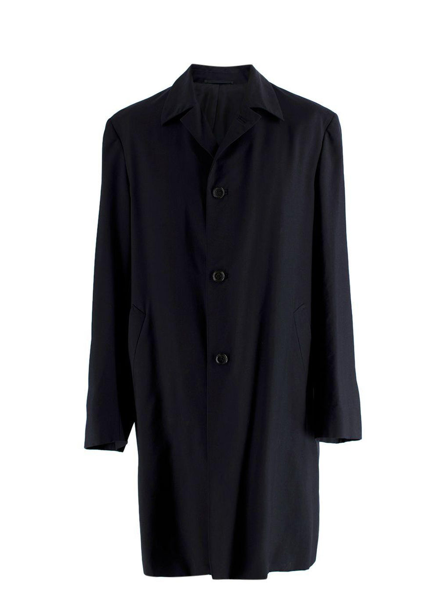 Jil Sander Navy Lightweight Trench Coat