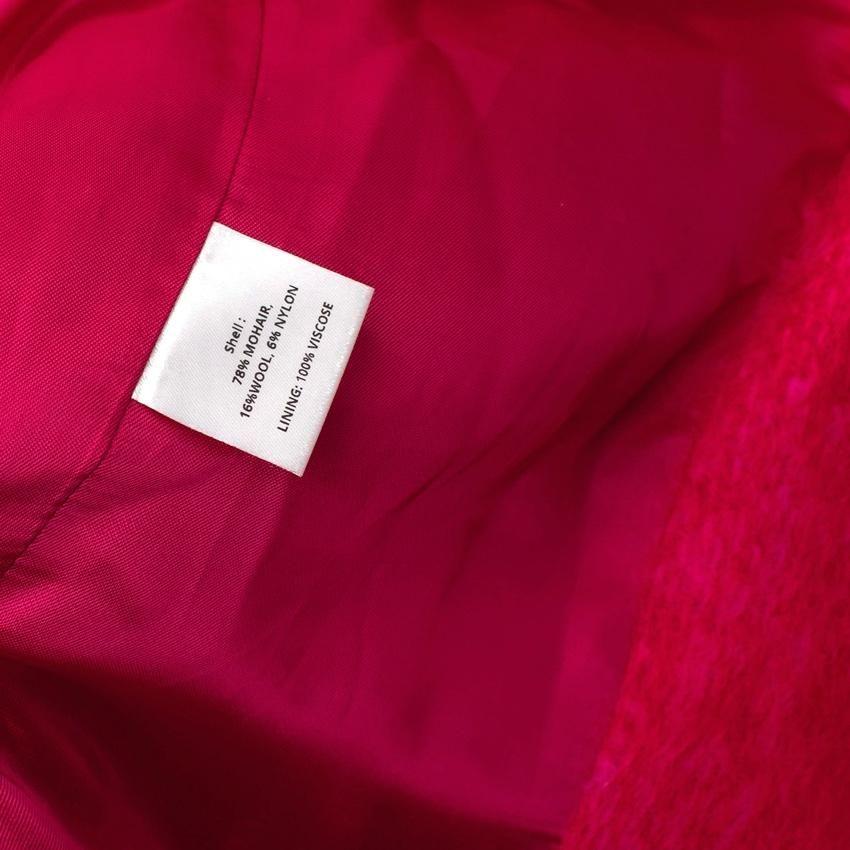 pink mohair coat