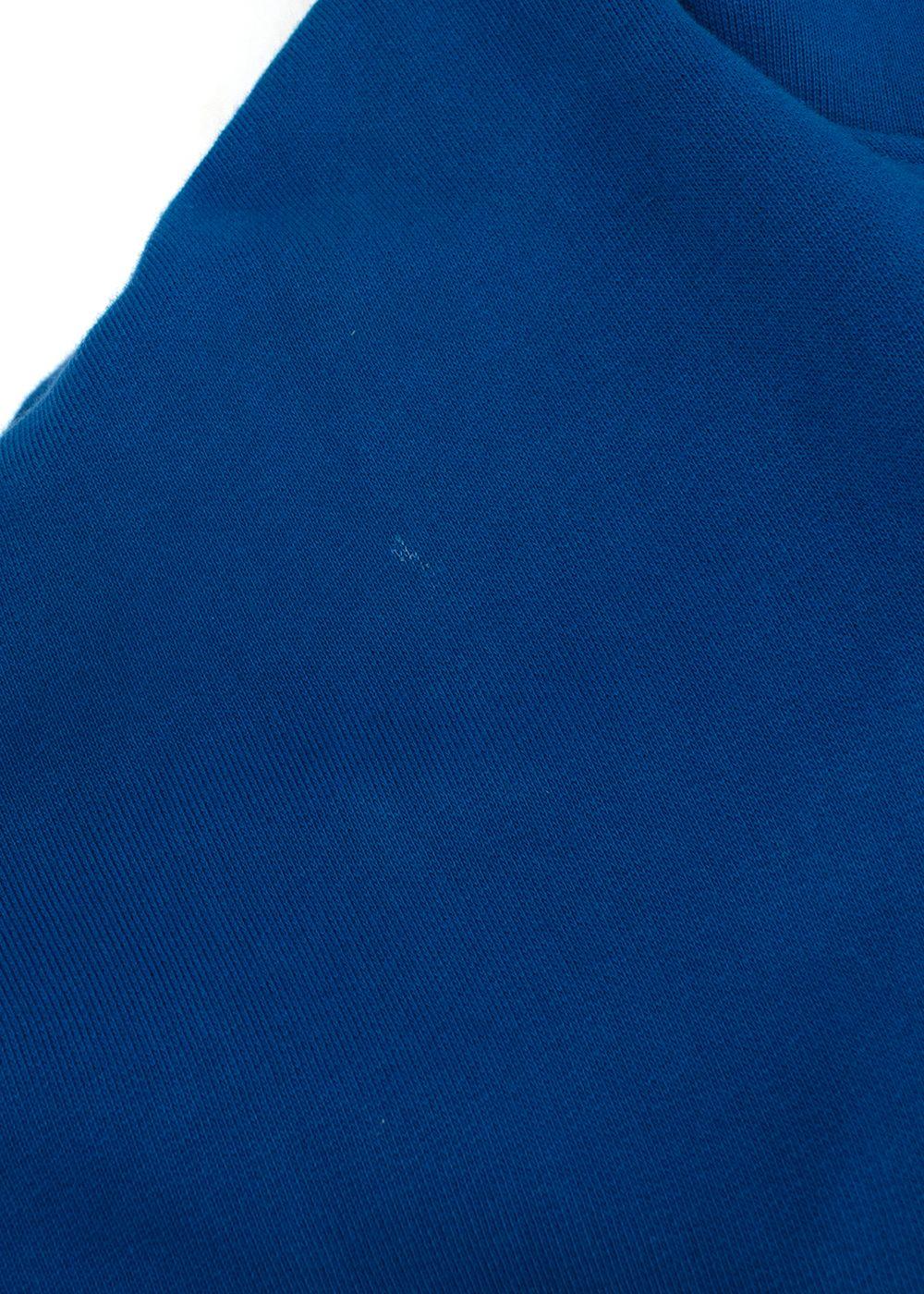 Givenchy Royal Blue Silk Tie Oversized Hoodie
