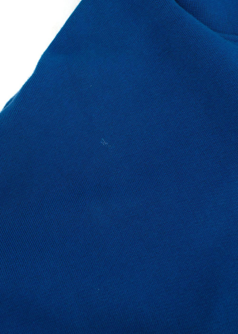 Givenchy Royal Blue Silk Tie Oversized Hoodie