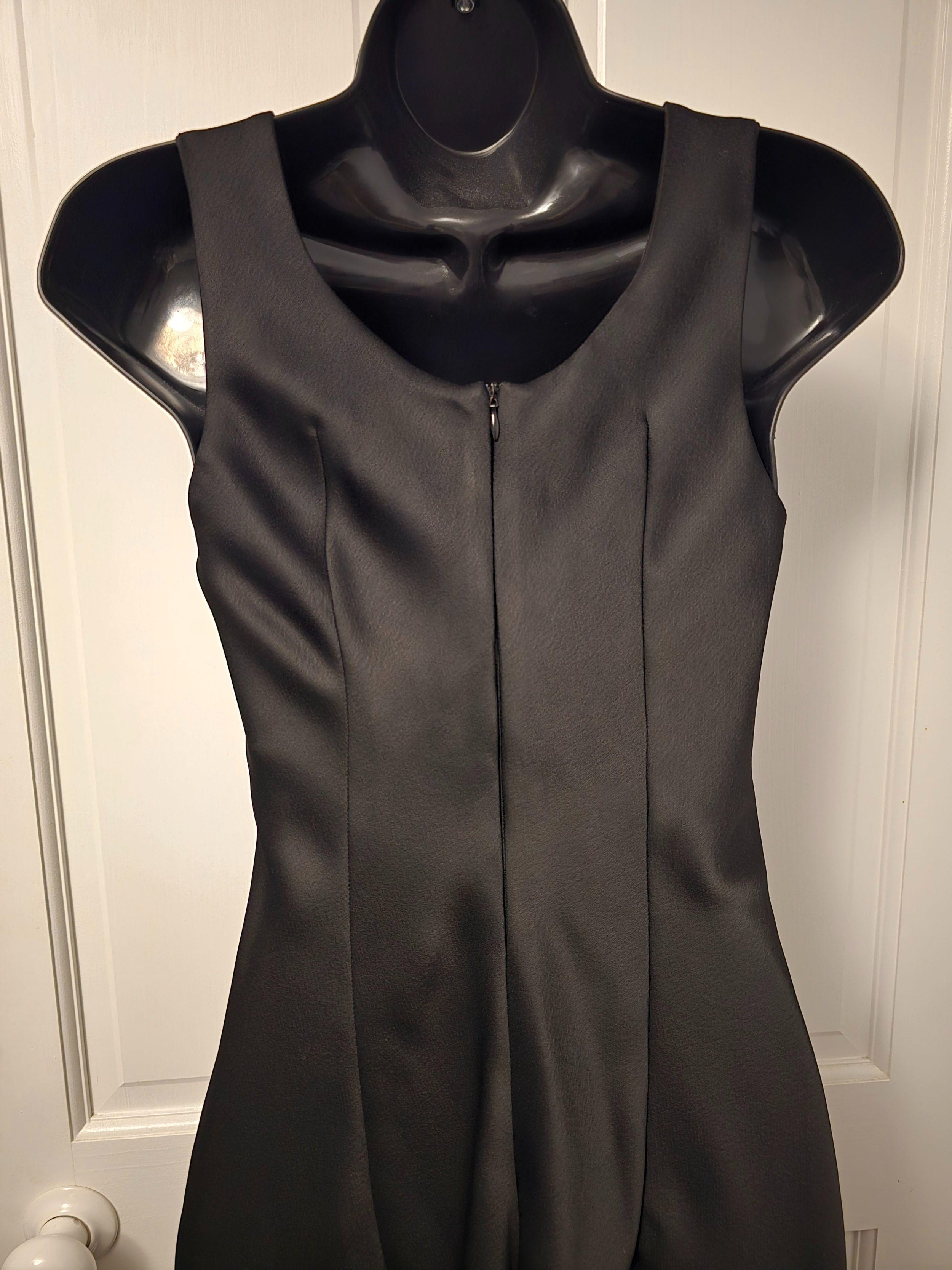 Rasario Black Cowl Neck Maxi Dress