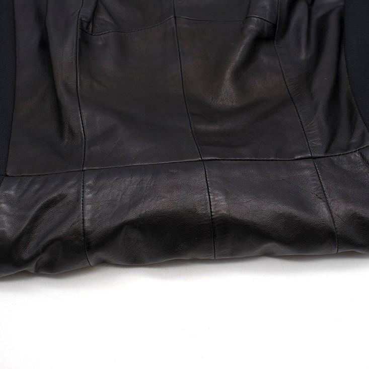 Rebecca Taylor Leather Bustier Dress