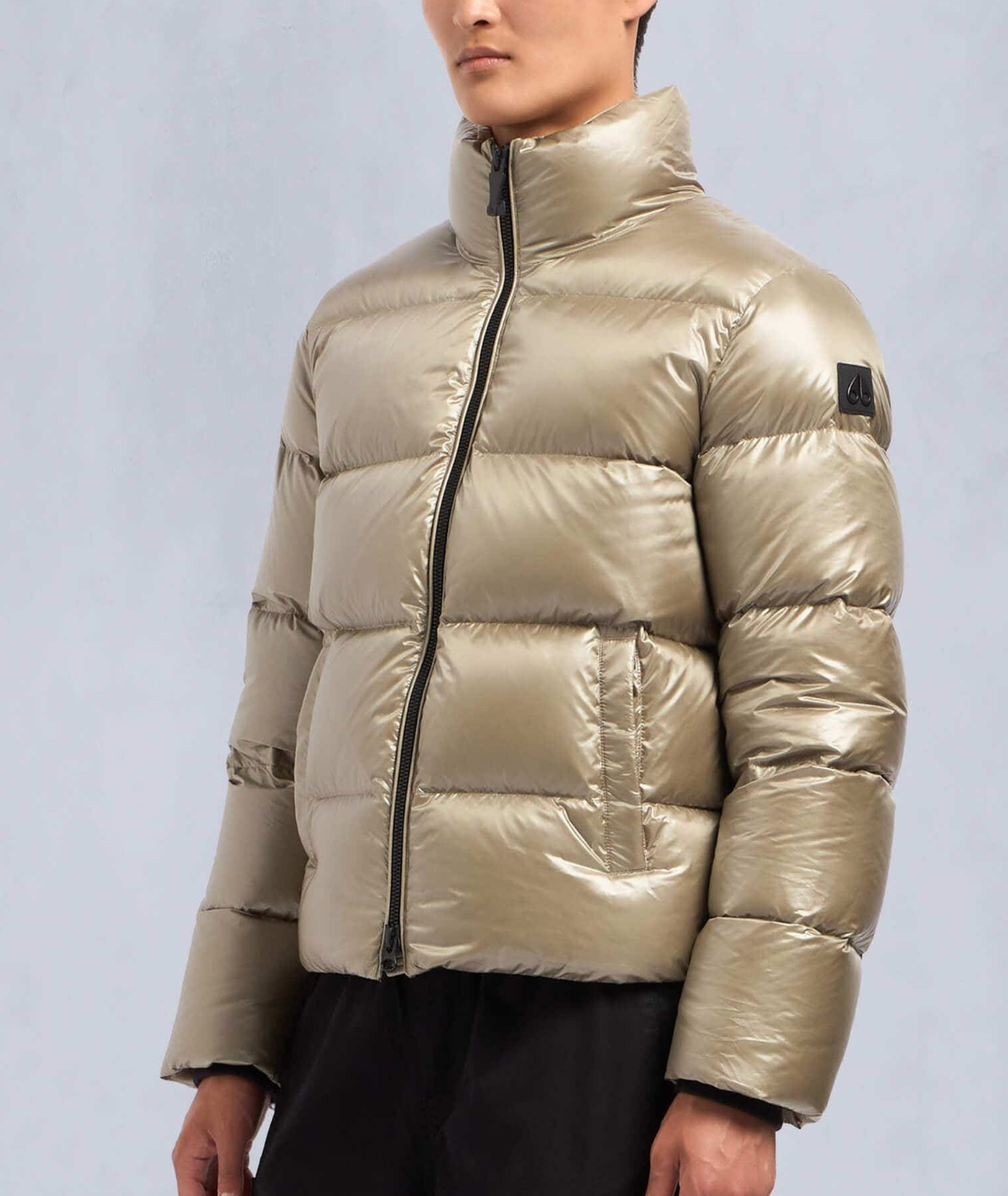Moose Knuckles Kings Shiny Down Puffer Coat