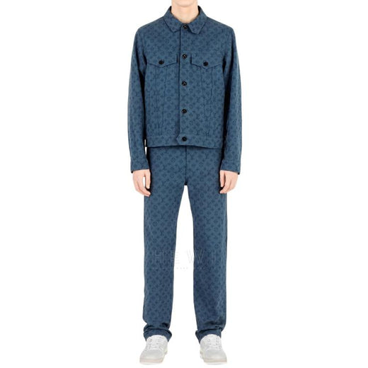 Louis Vuitton Blue Monogram Denim Jacket