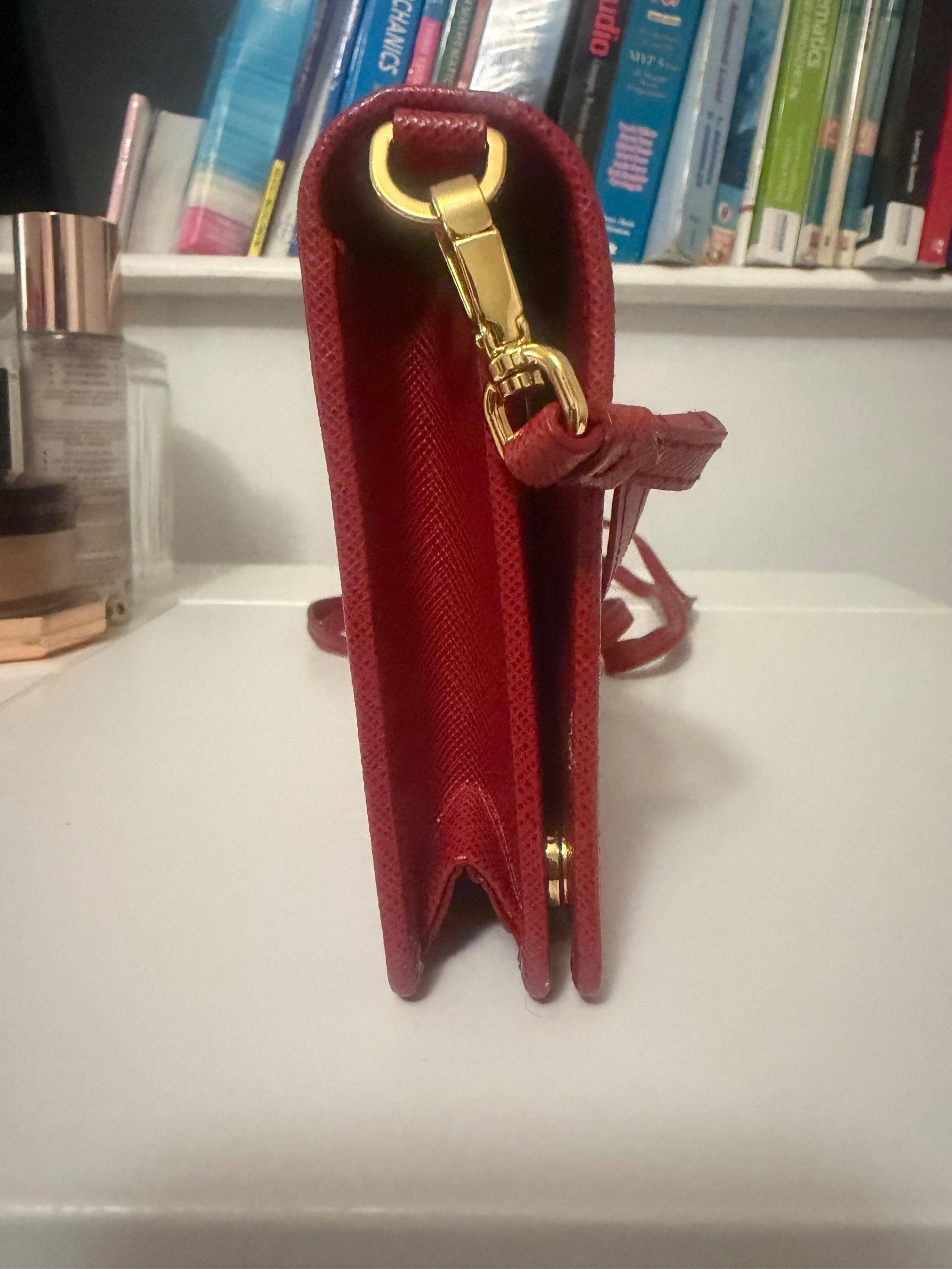 Prada Mini Red Crossbody Bag