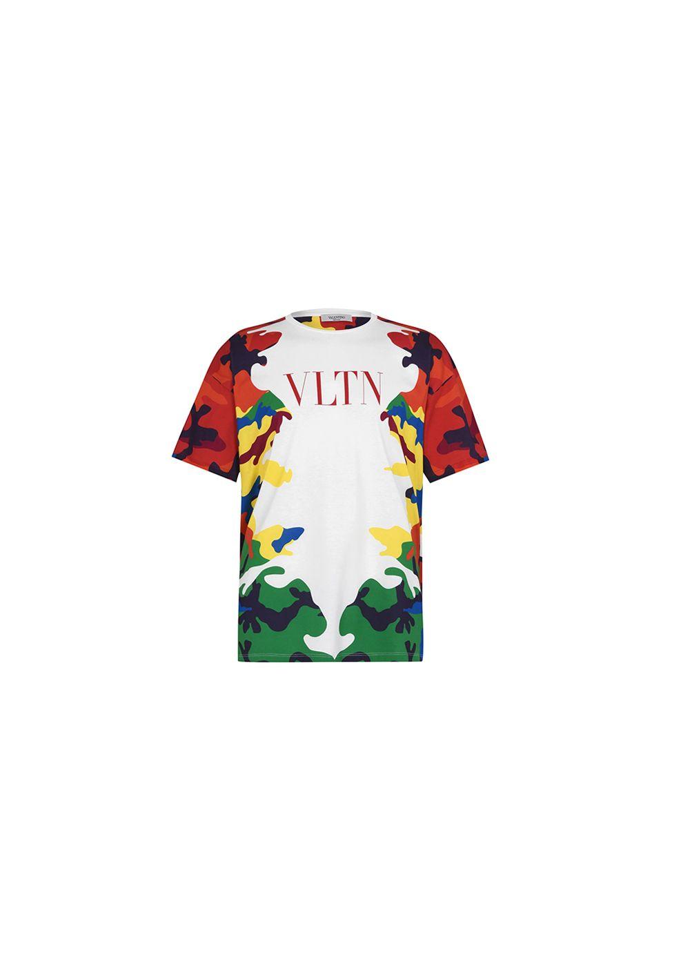 Multicolour VLTN camouflage t-shirt