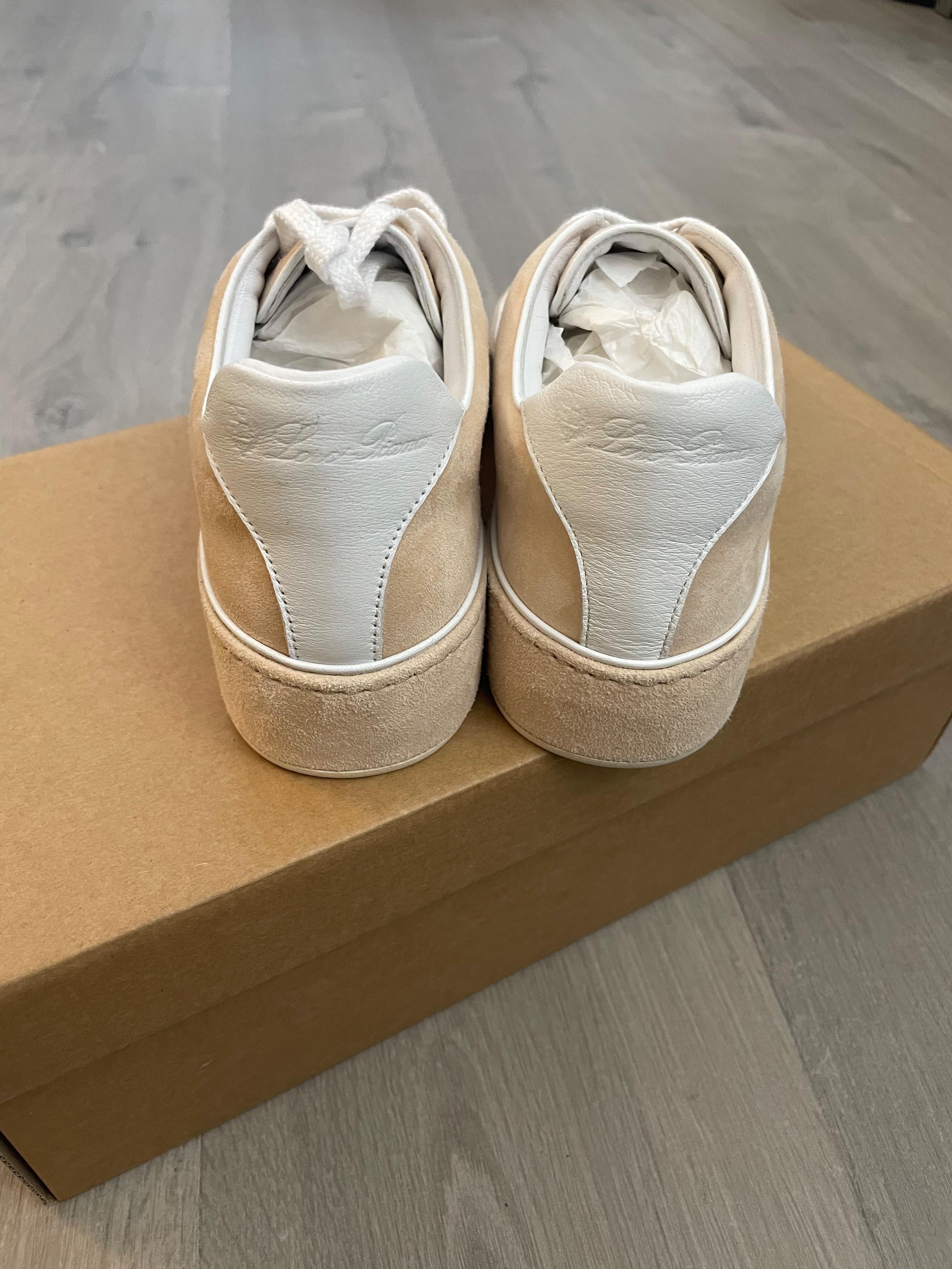 Pink suede Nuages trainers