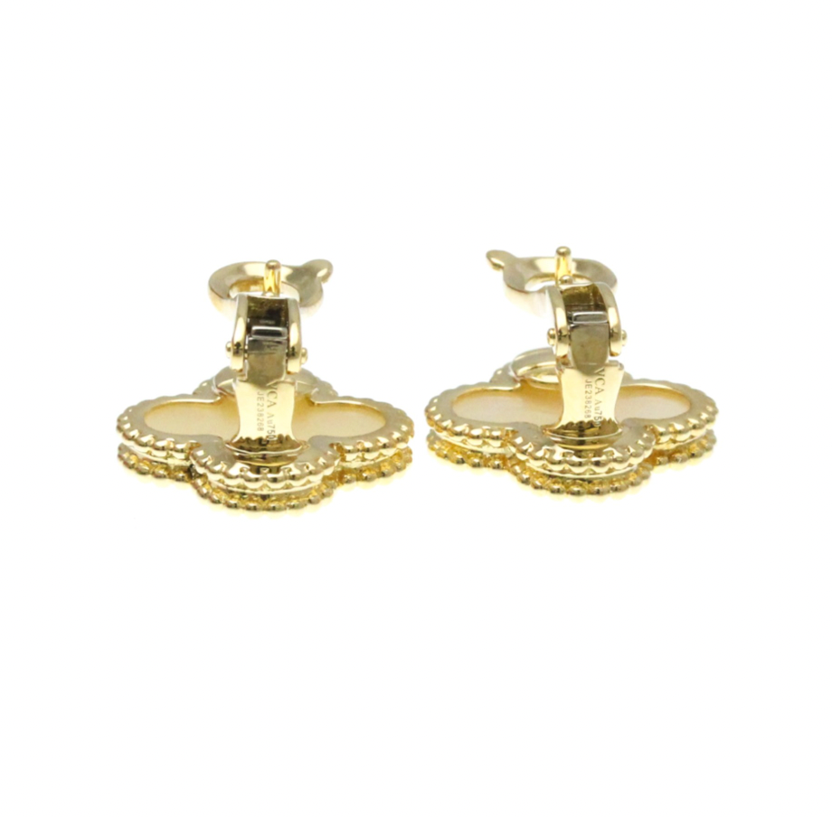 Van Cleef Vintage Alhambra Earrings 15mm x 15mm