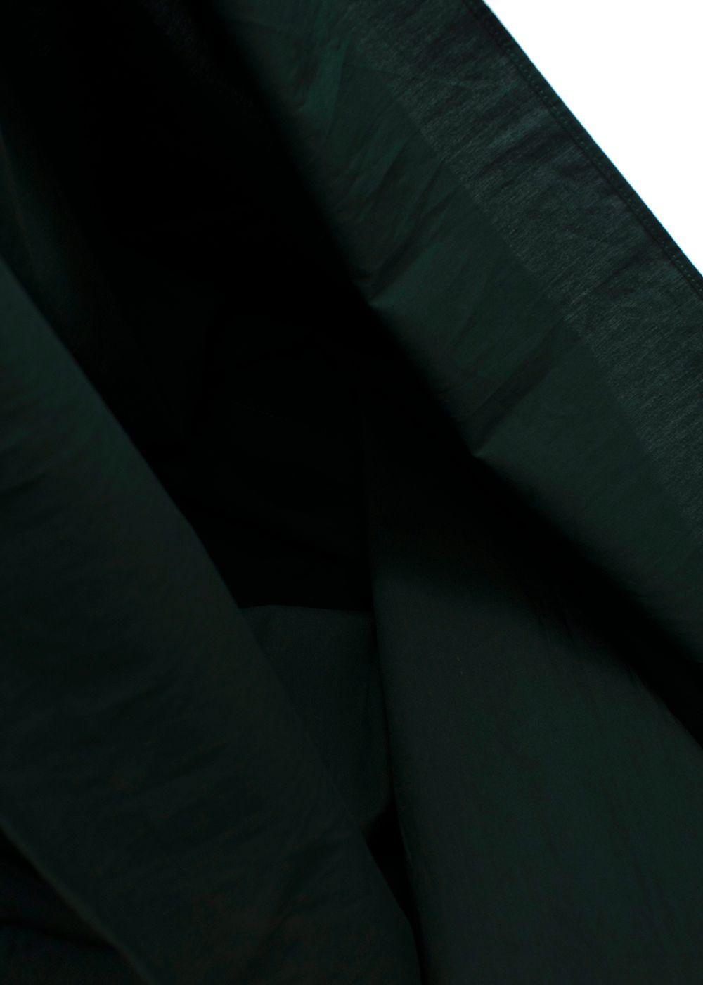 By Malene Birger Bottle Green Tiered Midi Dress