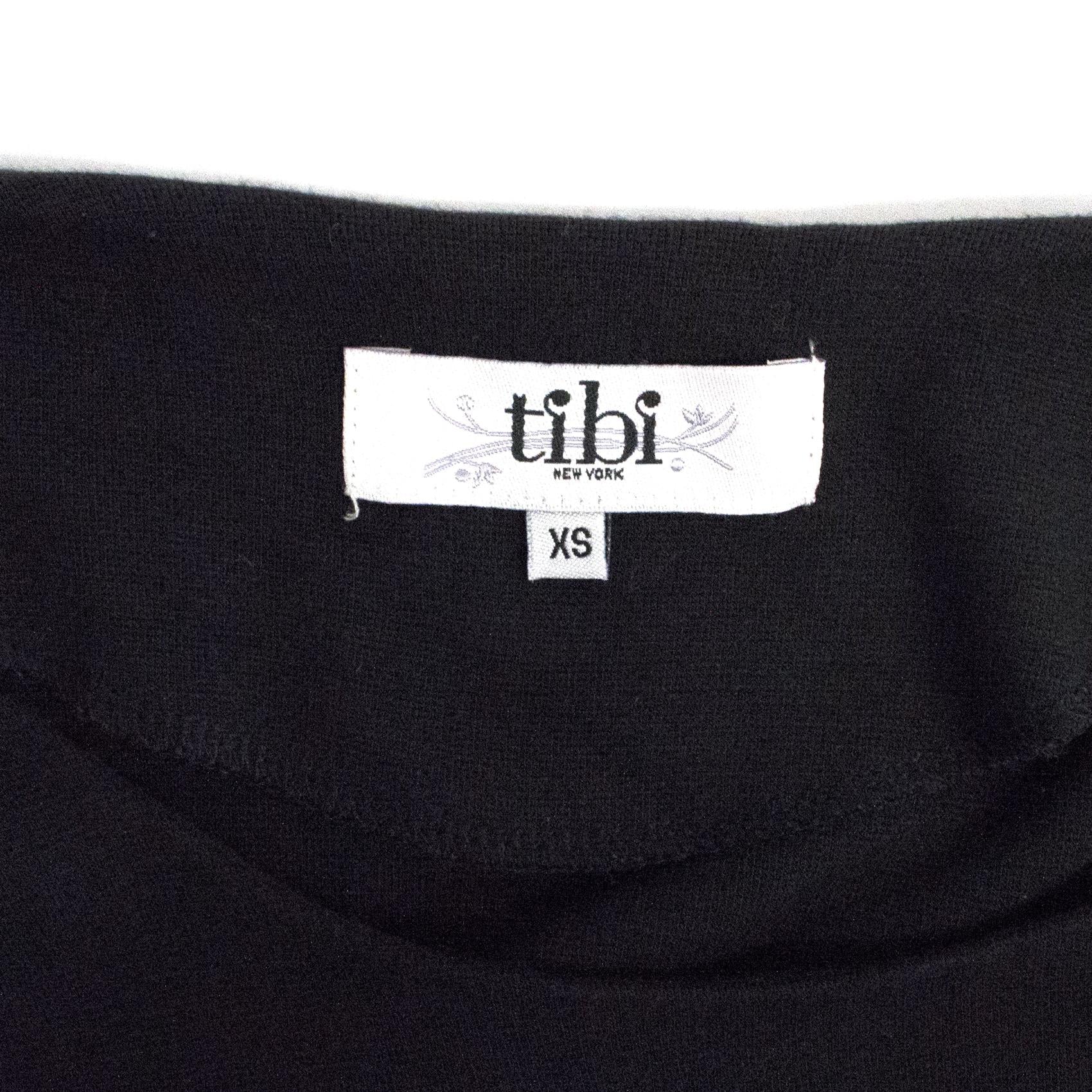 Tibi black jumper dress