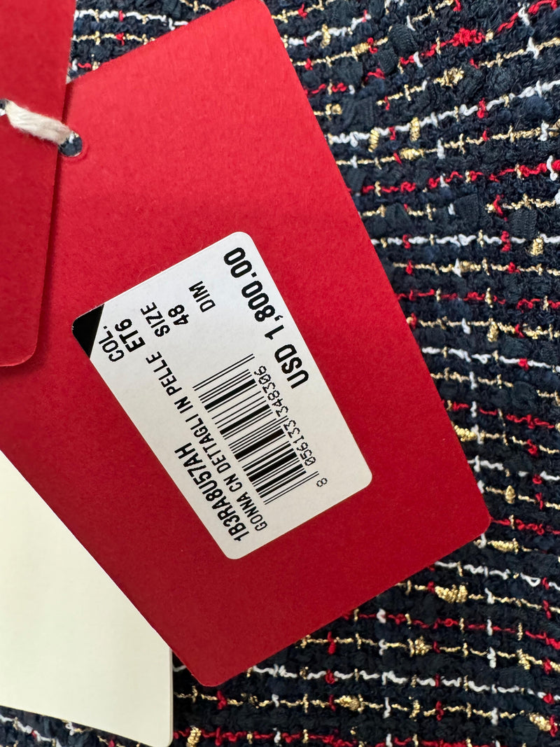 VLogo Tweed Mini Skirt
