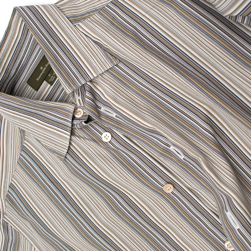 Ermenegildo Zegna Striped Button-Up Shirt