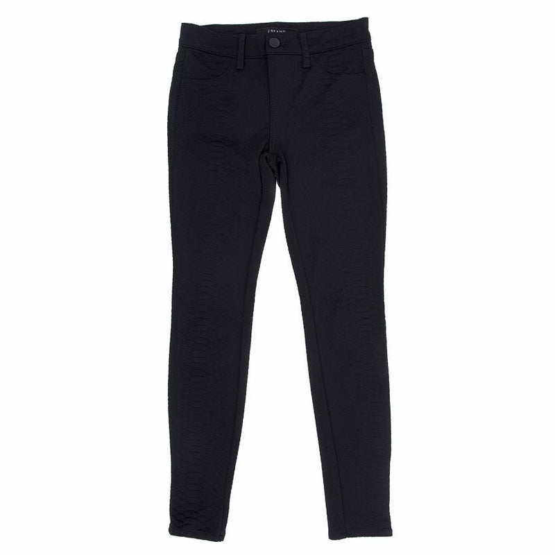 J Brand Black Python Patterned Jeans