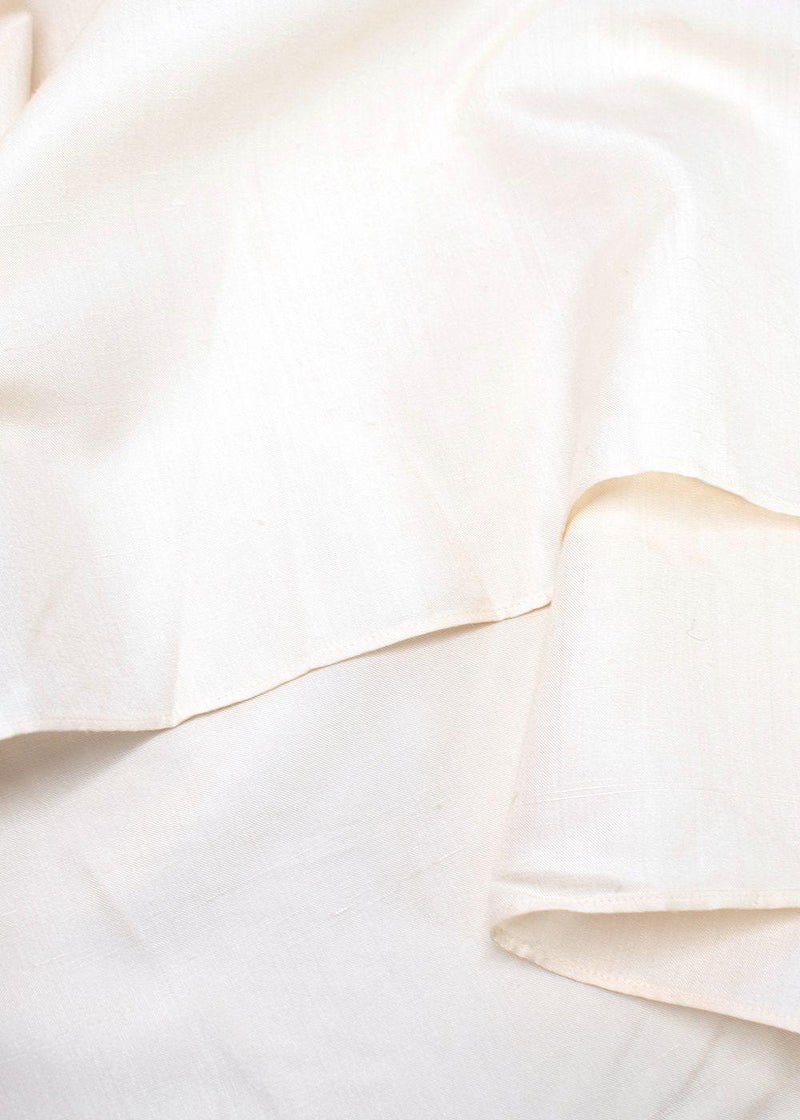 Etro Cream Pleated Detail Silk Tunic