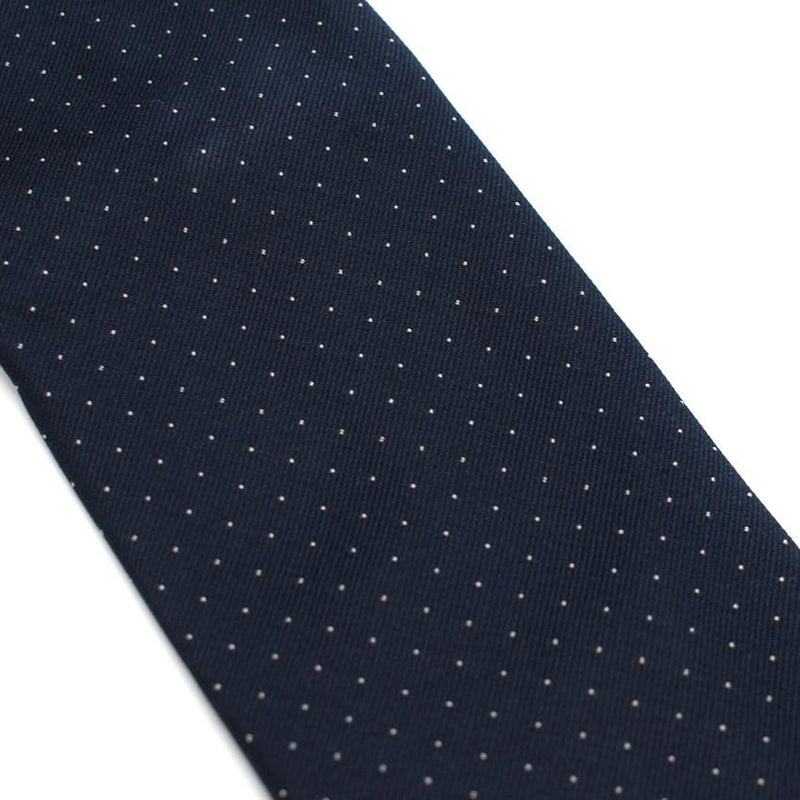 Breuer Silk Navy Polka Dot Tie