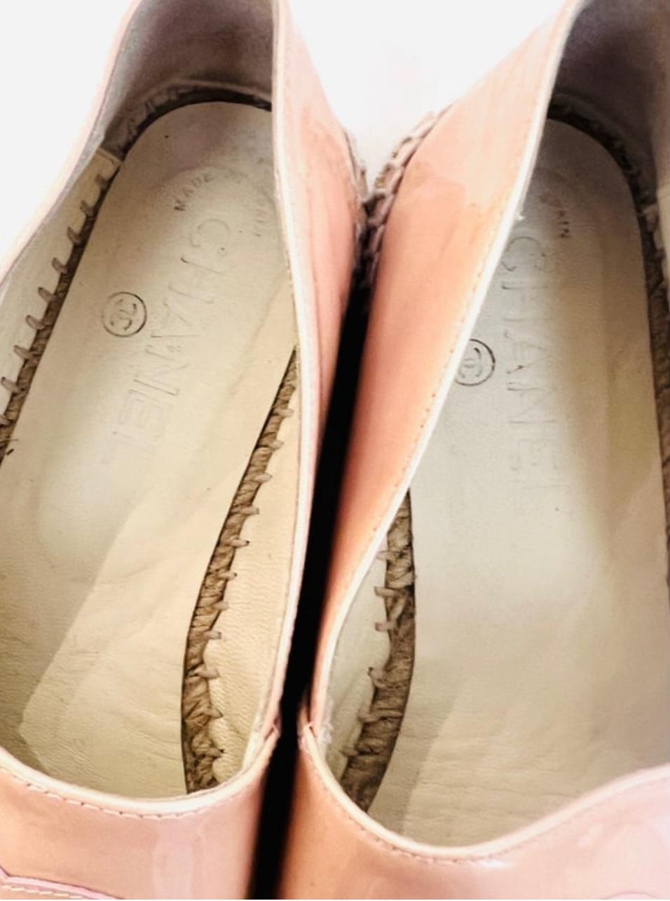 Pink Patent Leather CC Espadrilles