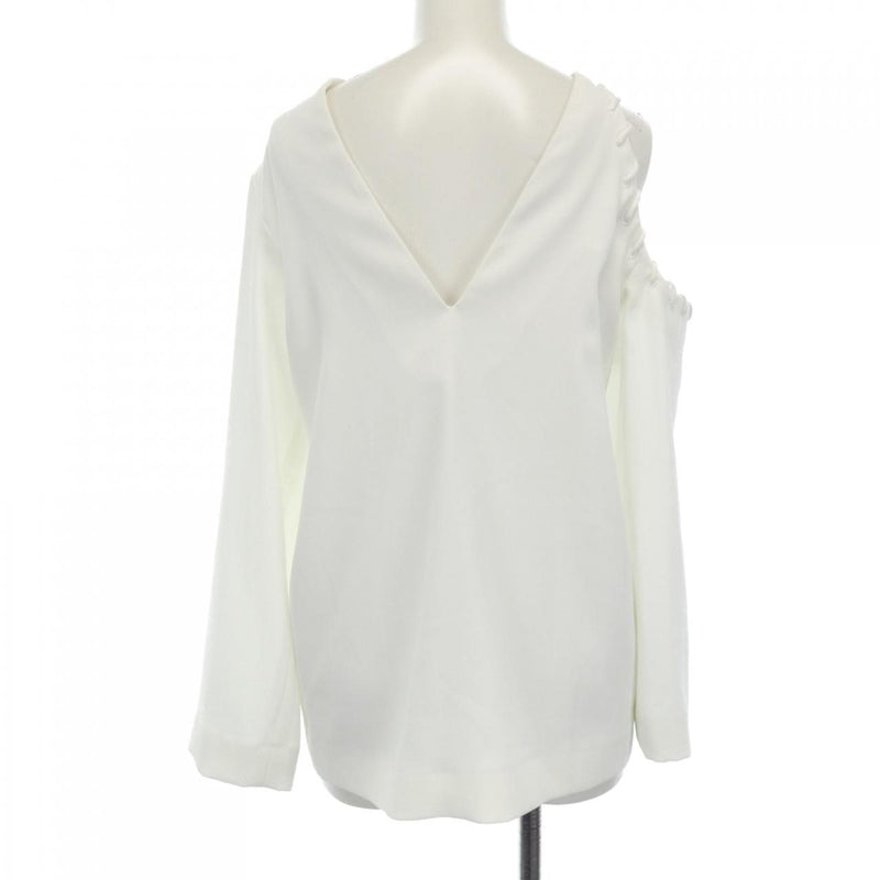 Ivory crepe blouse