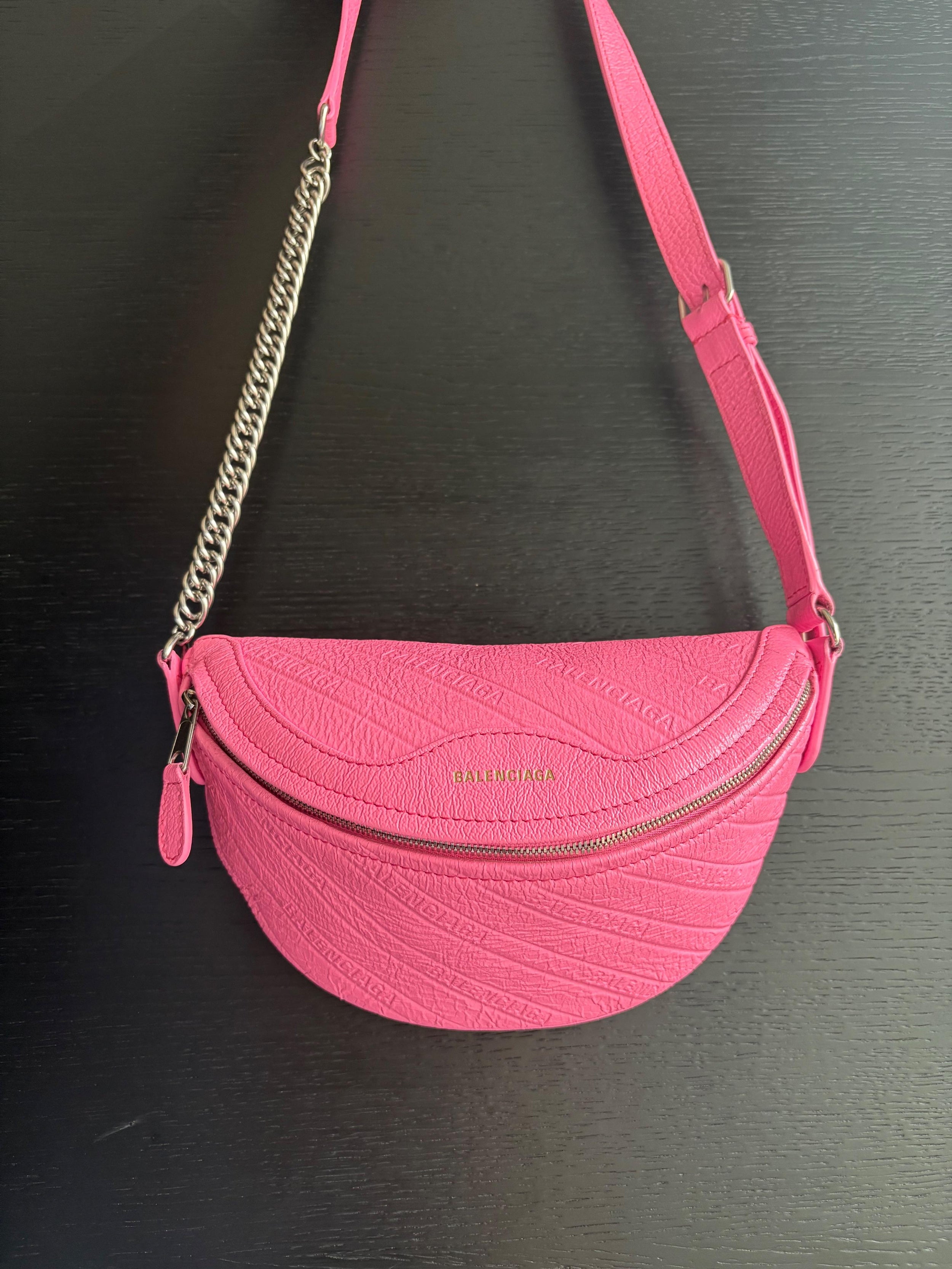Balenciaga Souvenir XS Pink Leather Bag