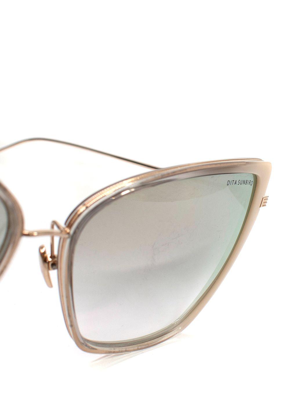 Dita Gray Sunbird Cat Eye Sunglasses