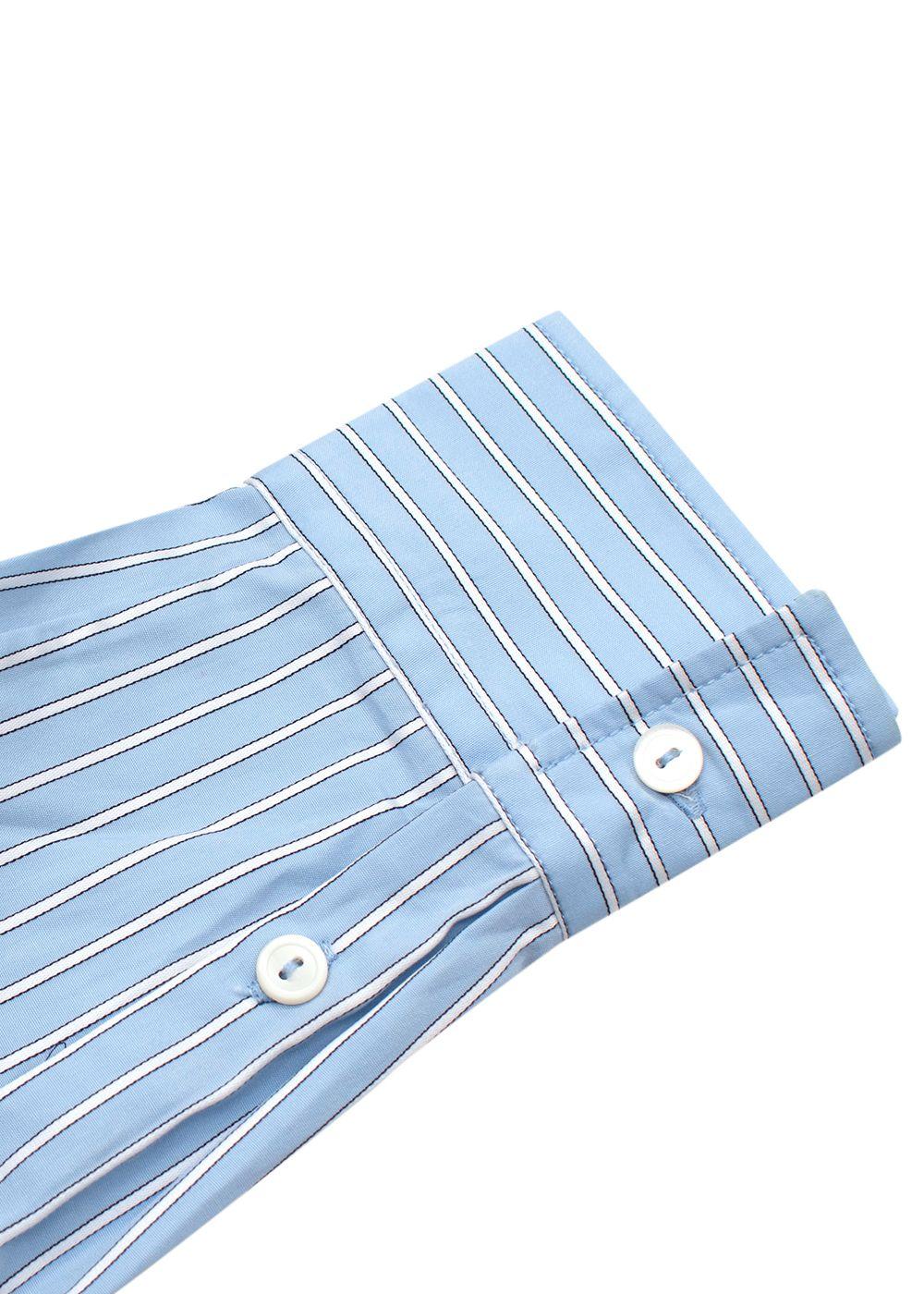 Palmer Harding Blue Pencil Stripe Super Shirt Dress