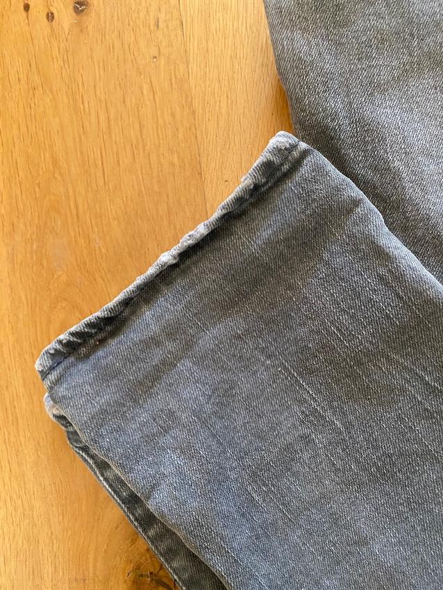 Chimala Grey Distressed Cuff Jeans
