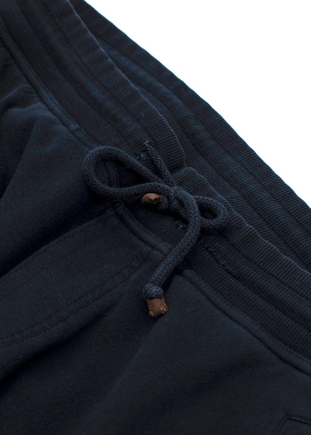 Brunello Cucinelli Navy Sweatpants