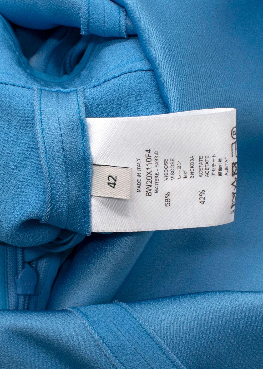 Givenchy Blue Strap Midi Dress