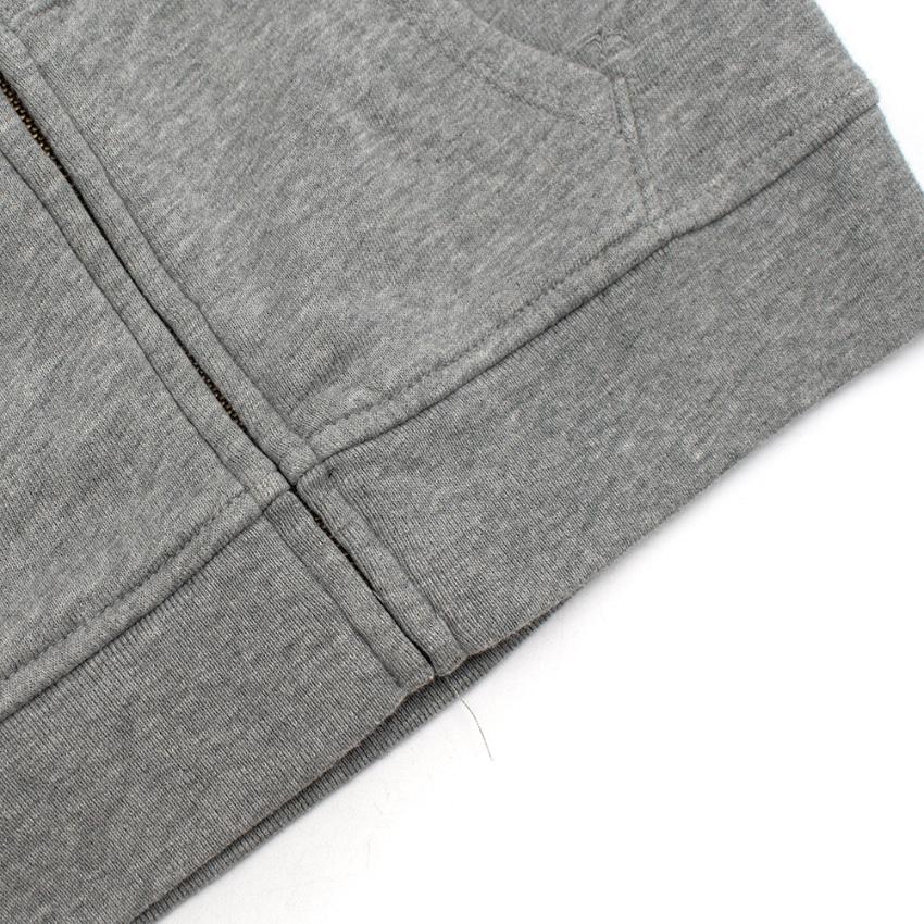 Polo Ralph Lauren Grey Cotton Pony Logo Hoodie