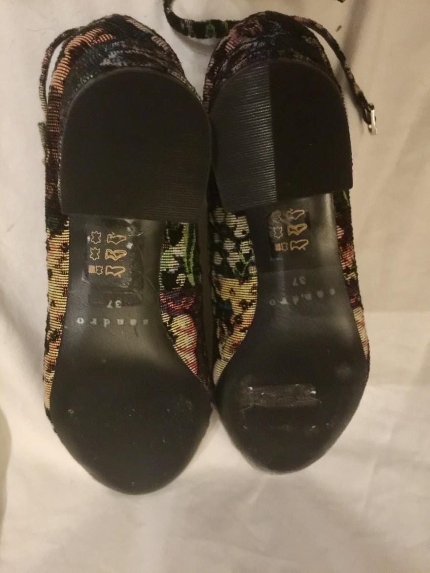 Sandro Jacquard Low Heeled Pumps