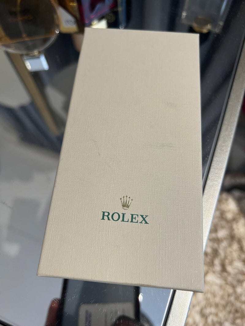 Rolex Yellow Leather Crown Tassel Keychain