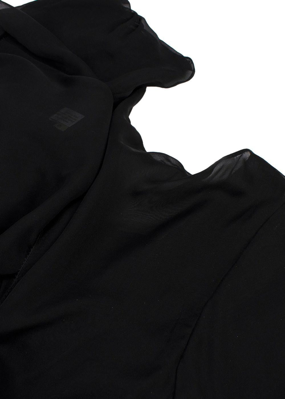 Bottega Veneta Black Silk Blouse