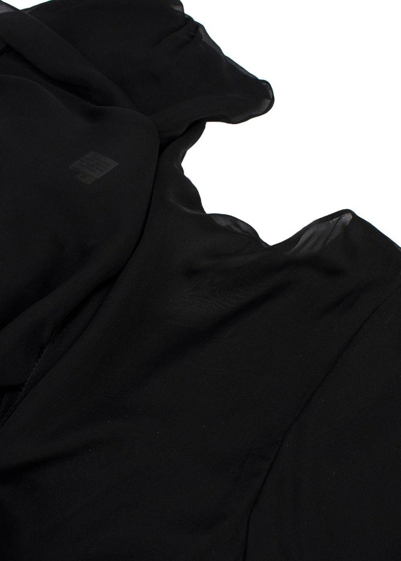 Bottega Veneta Black Silk Blouse