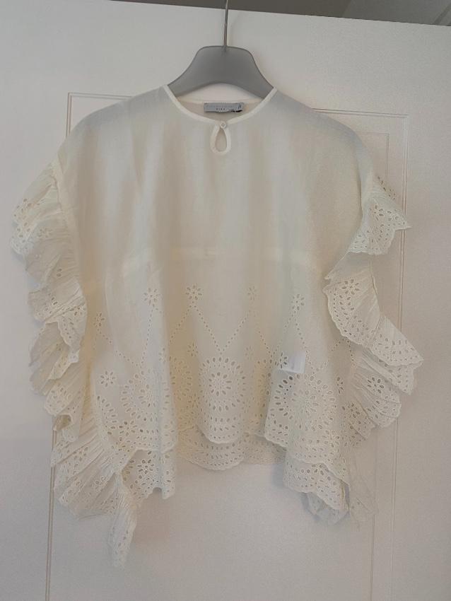 Stella McCartney Kids Ivory Scalloped Kaftan 4Y