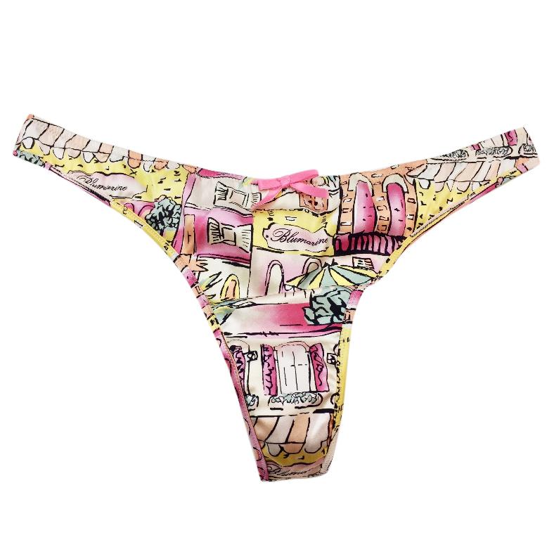 Blumarine Silk Thong
