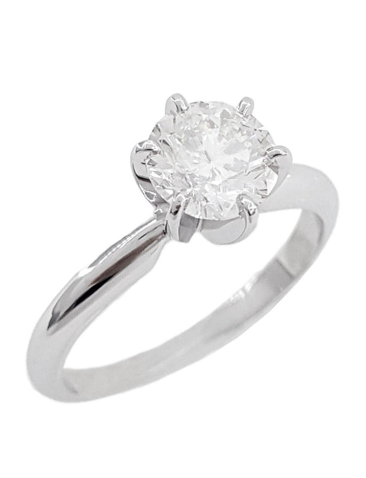 Verde 1ct IGI Certified Lab-grown Round Cut Solitaire Diamond Ring