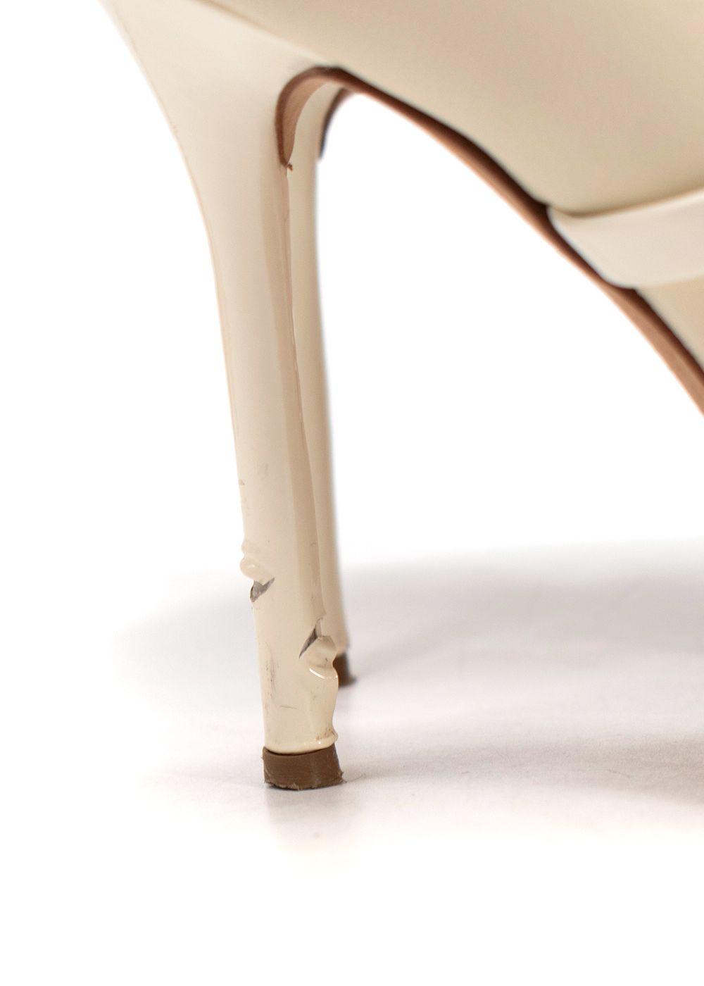 Malone Souliers Cream Maureen Stiletto Mules
