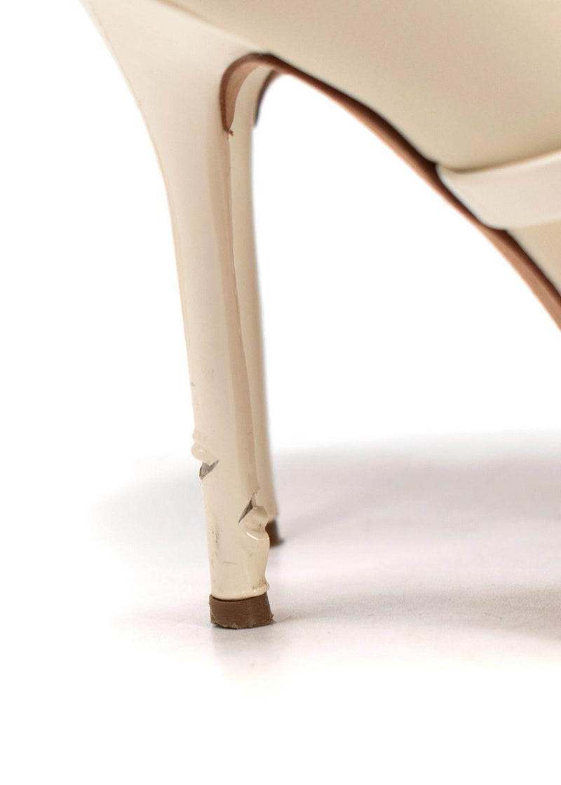 Malone Souliers Cream Maureen Stiletto Mules