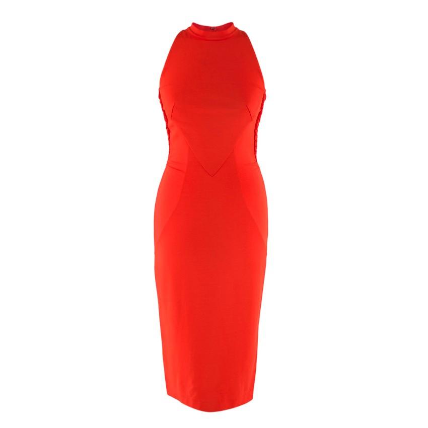 Mesh Back Sleeveless Dress