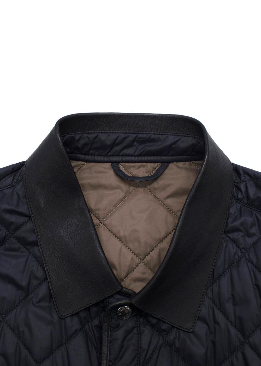 Dunhill Navy Quilted Jacket