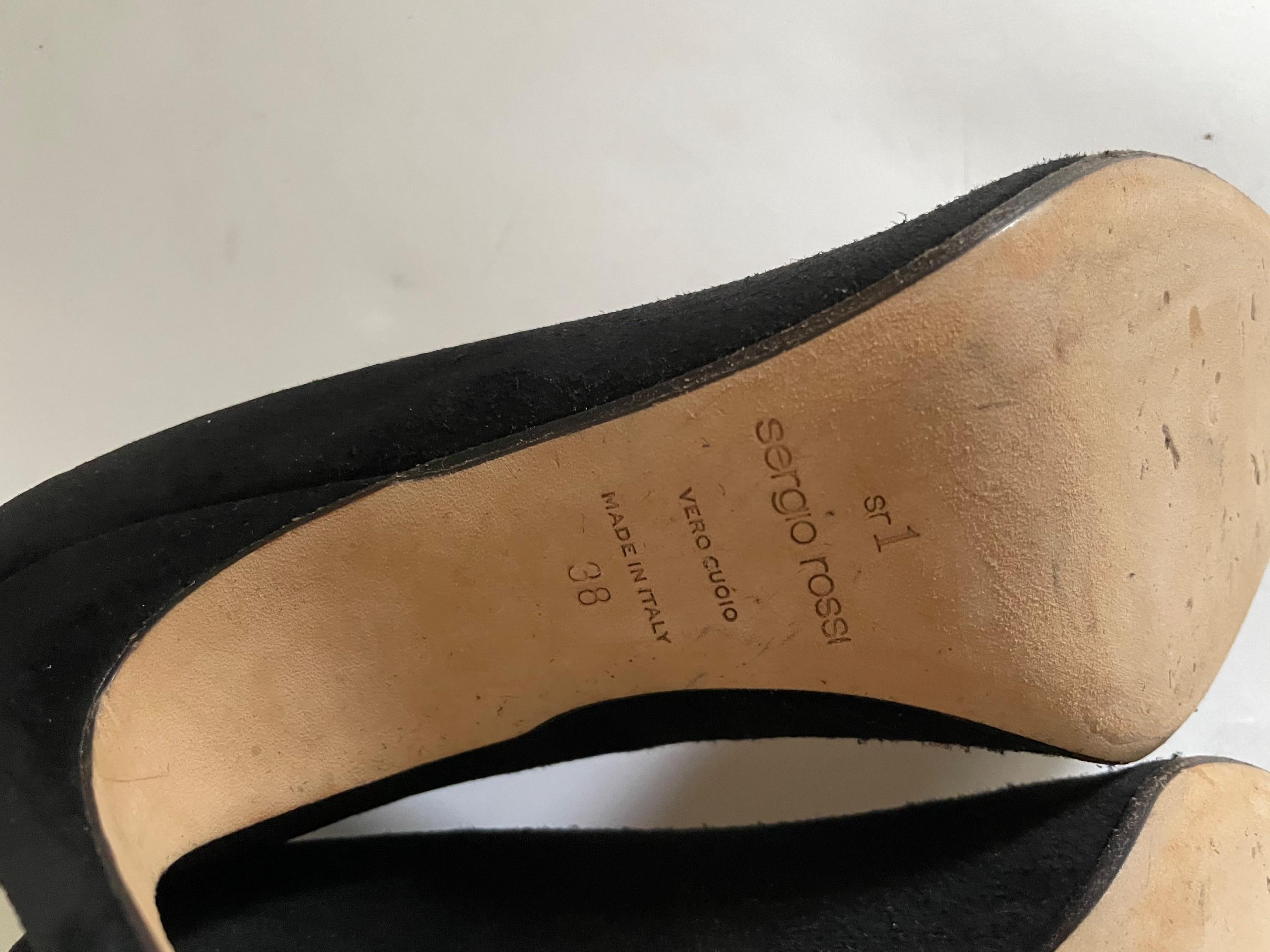 Black Suede 1sr Pumps
