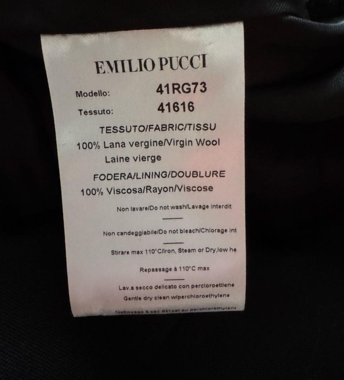 Pucci Black Tuxedo Shortsuit